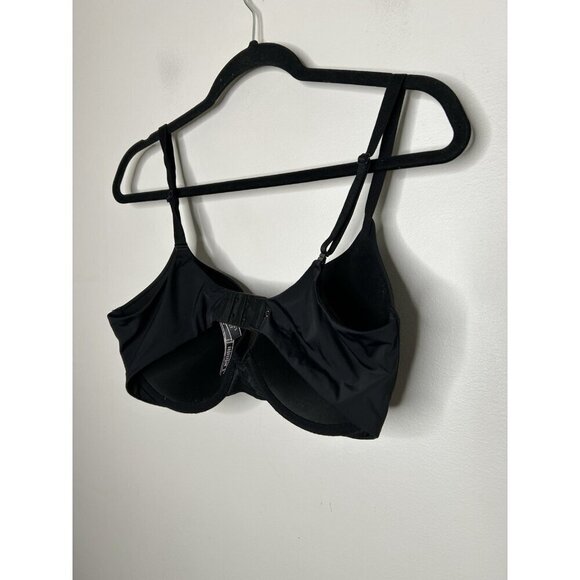 Victoria's Secret Perfect Shape Black Lace Bra Padded Light Pushup Size 36D - Picture 5 of 7